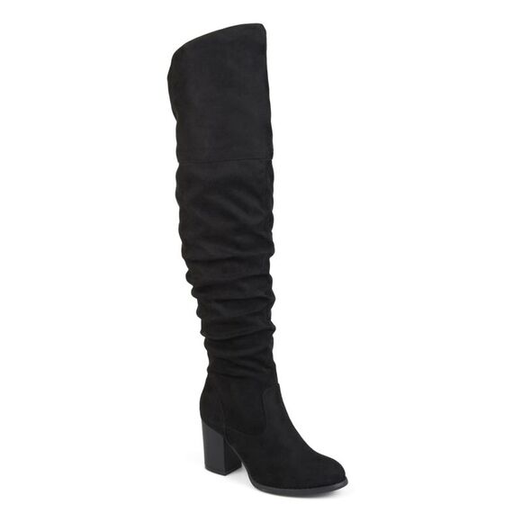 STYLE & COMPANY Shoes - STYLE & COMPANY Womens Black 24 Shaft Kaison Toe Block Heel Heeled Boots 10 M